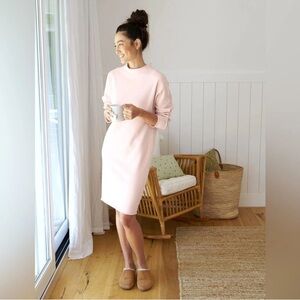 New Frank & Eileen Pink Izzie
Mock Neck Triple Fleece
Sweatshirt Dress M